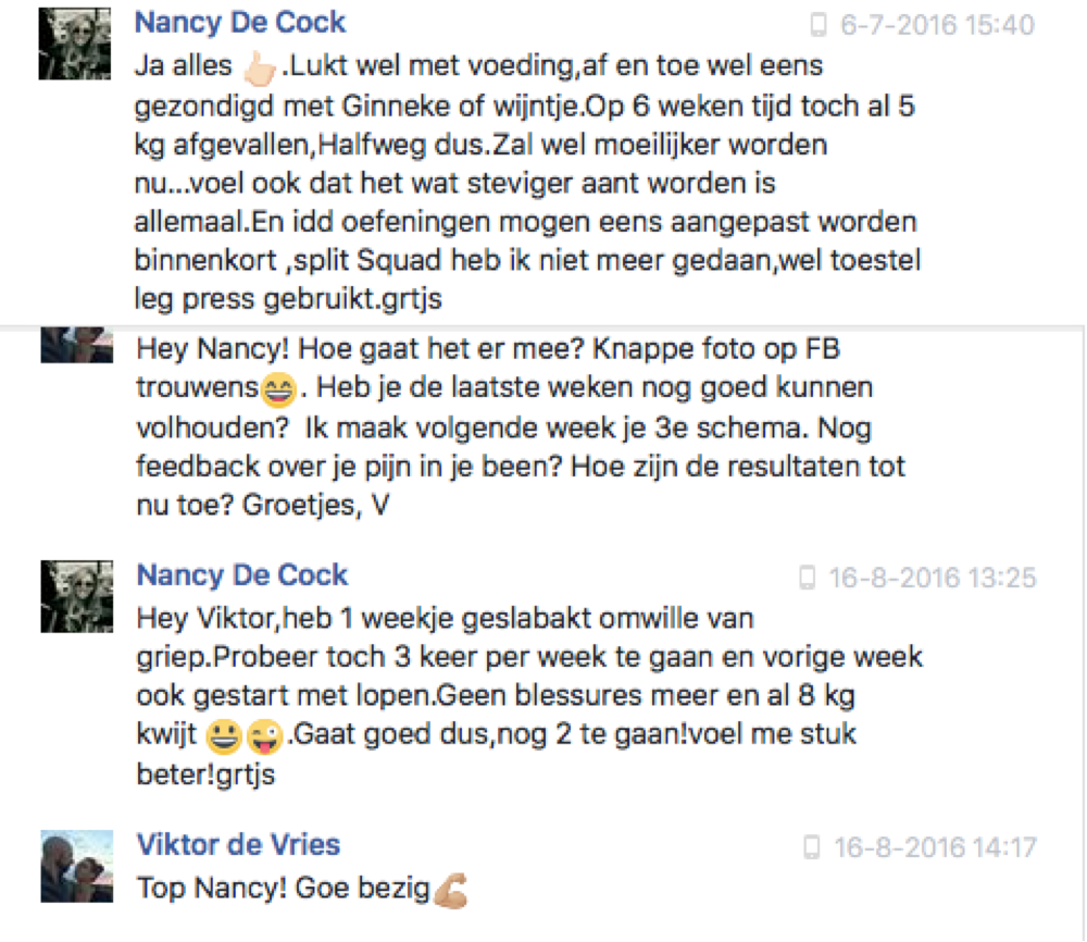 Testimonial from Nancy